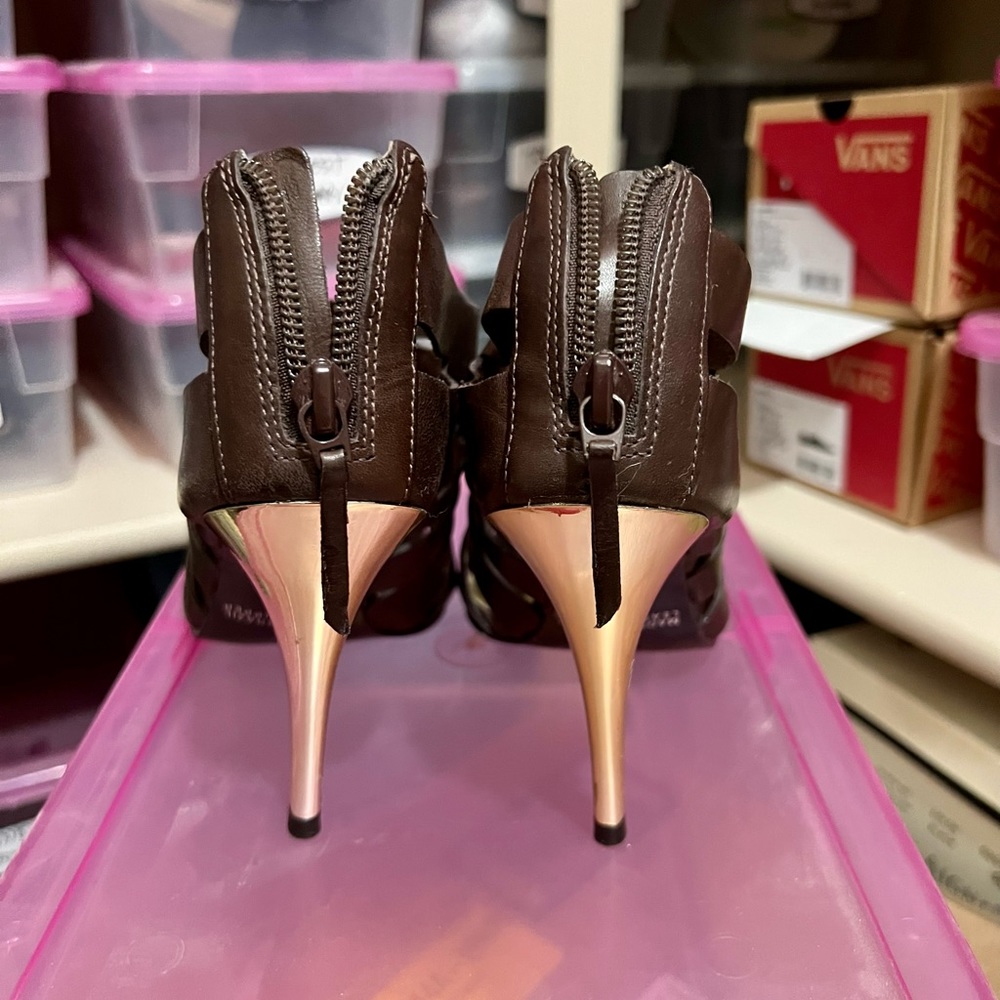 Open toed shoes